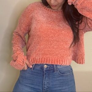 Forever 21 pink-rose sweater.